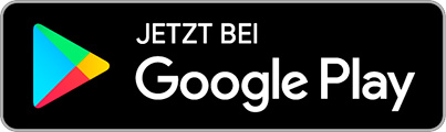 Google Play Store-Badge mit der Aufschrift „Jetzt bei Google Play“, dem Google Play-Logo und dem Schriftzug „Laurentius Apotheke Imst / Pitztal Apotheke“ auf schwarzem Hintergrund.